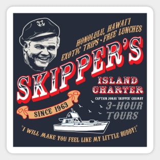 Skipper's Island Charter Gilligan's Island Magnet